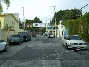 Rough road in Cuernavaca