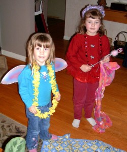 A butterfly and a fairy