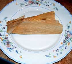 A finished tamale