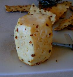 peeled pineapple