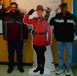 Phil, Larry and Mr RCMP