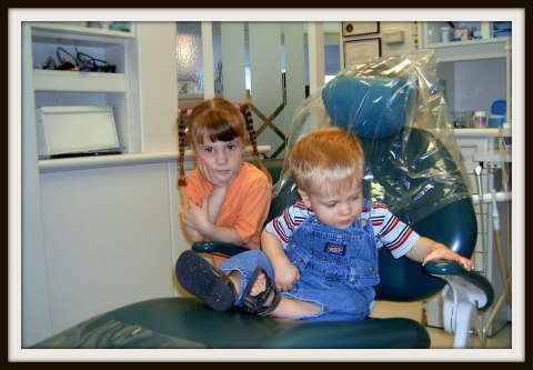 At the dentist - September 2005