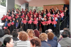 The choir in the park