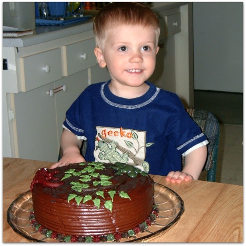 Nathanael and the Gecko Cake - 2006