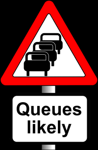 Queues likely