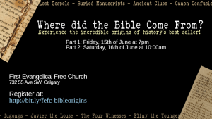 Where did the Bible Come From? promo