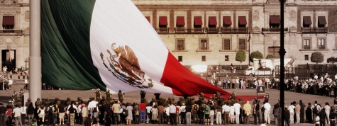 Lowering of the Mexican Flag 2008