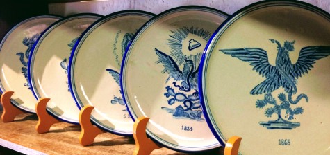 Mexican eagle plates