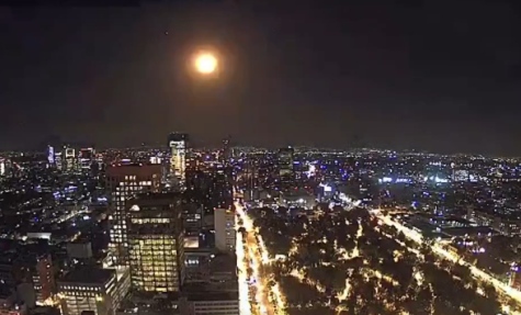 Meteor over Mexico City