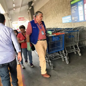 Walmart cart attendant