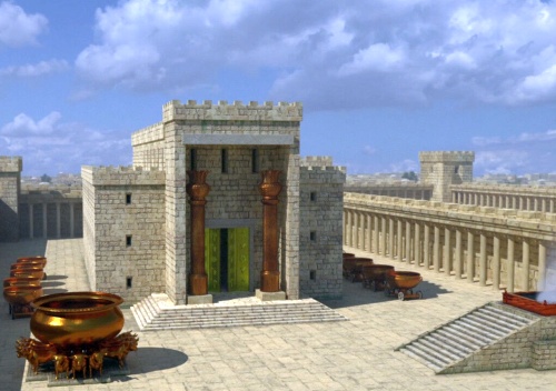Artist's rendition of Solomon's temple
