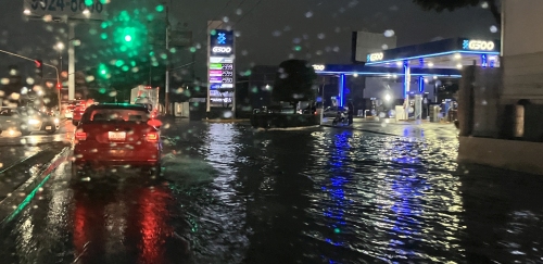 Flooding the next day
