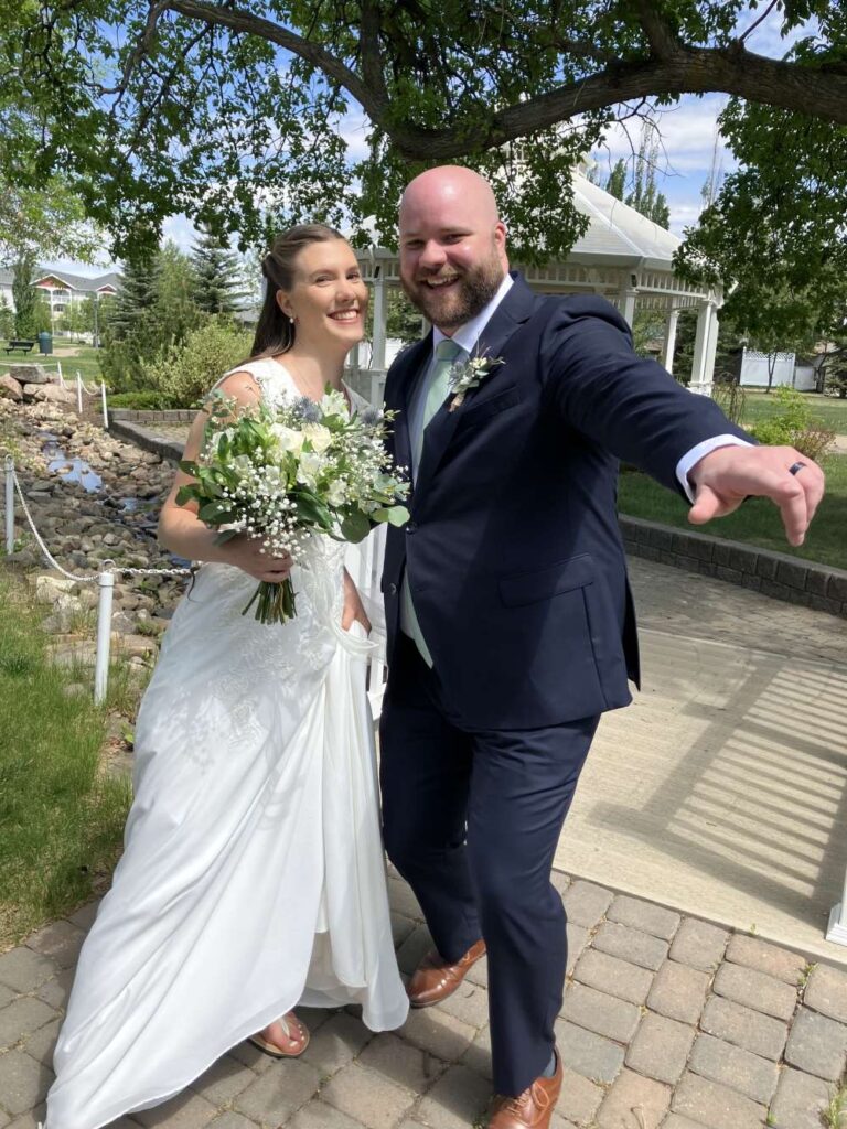 Hannah and Brandon Crotser - just married!