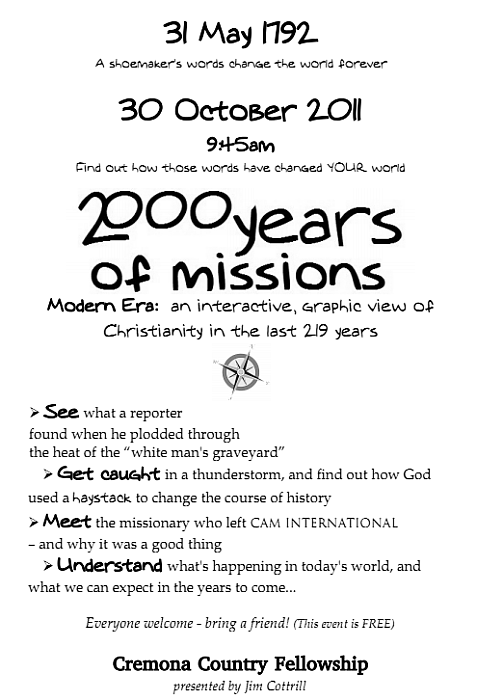 2000 Years of Missions: Modern Era