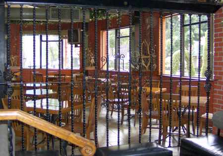 Empty chairs at empty tables - Tony Romas in Mexico City