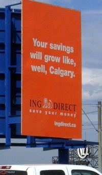 A sign that Calgary is growing...