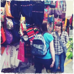 Looking around at a market in Mexico City