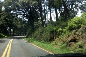 The road to Valle de Bravo