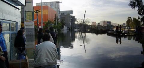 Waiting for the boat in Chalco, Mexico