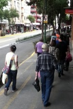 Walking in Mexico City